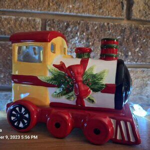 Pfaltzgraff Christmas Heritage Train Tealight Candle Holder 2000